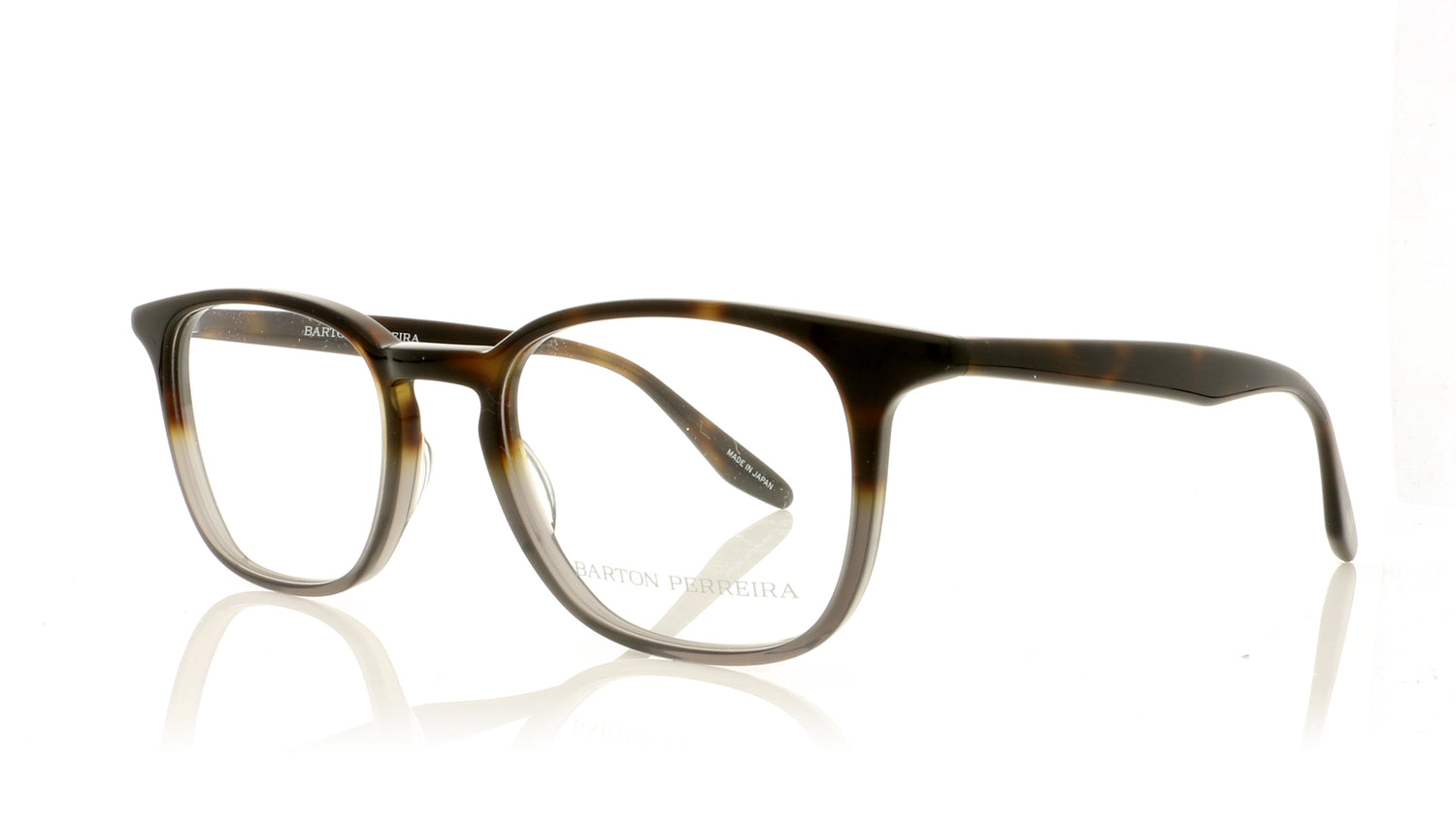Barton Perreira Woody BP5053V 2HR Tortoise Stone Glasses - Angle
