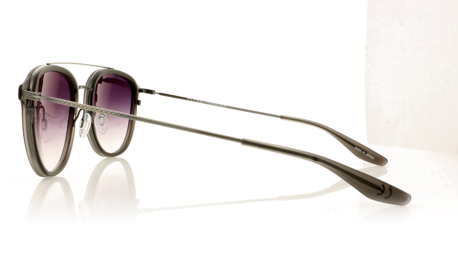 Barton Perreira BP0014/S Courtier 2JO Pewter Sunglasses - Side