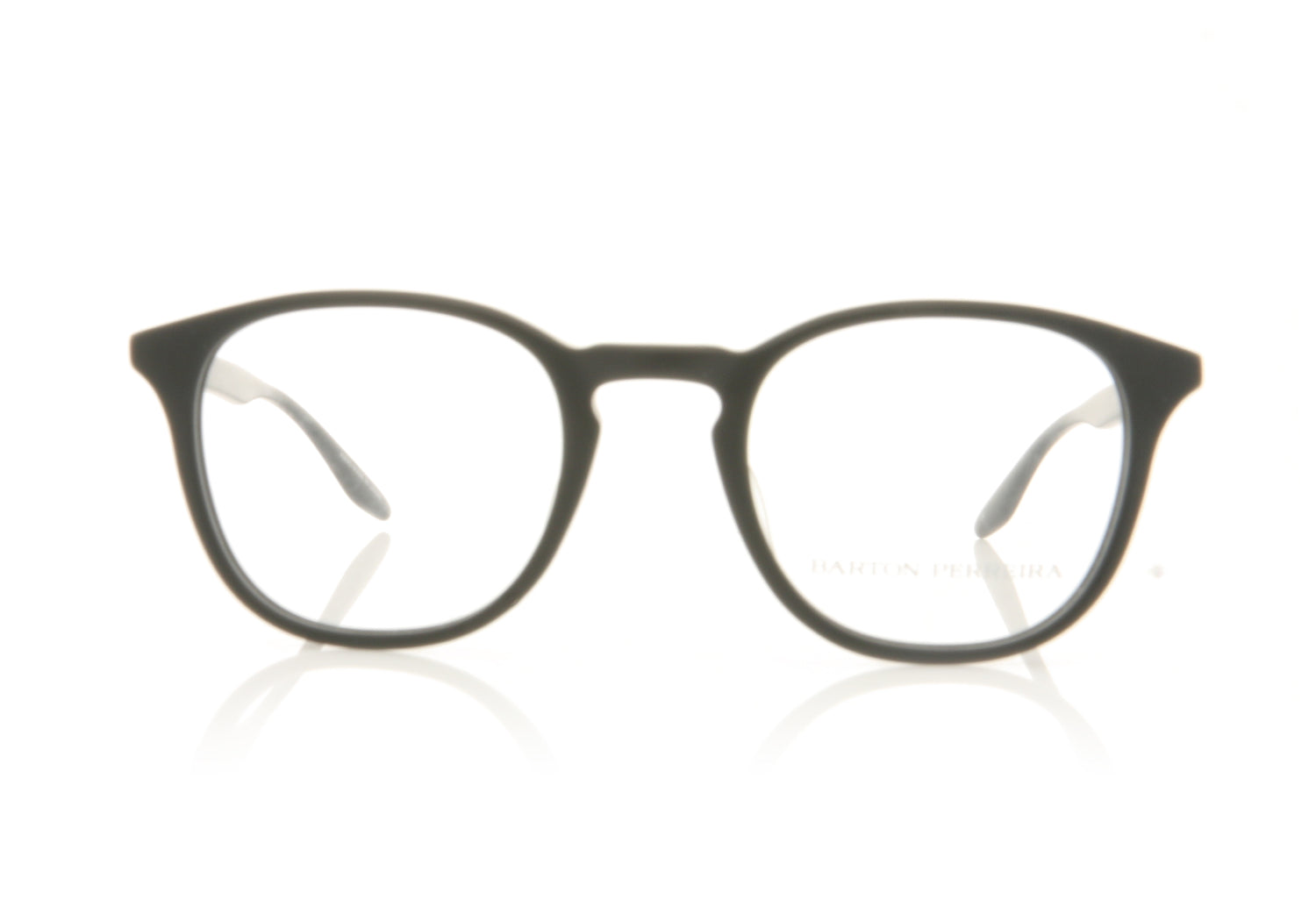 Barton Perreira Huxley MBL Matte Black Glasses - Front