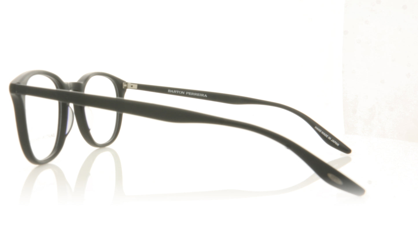 Barton Perreira Huxley MBL Matte Black Glasses - Side