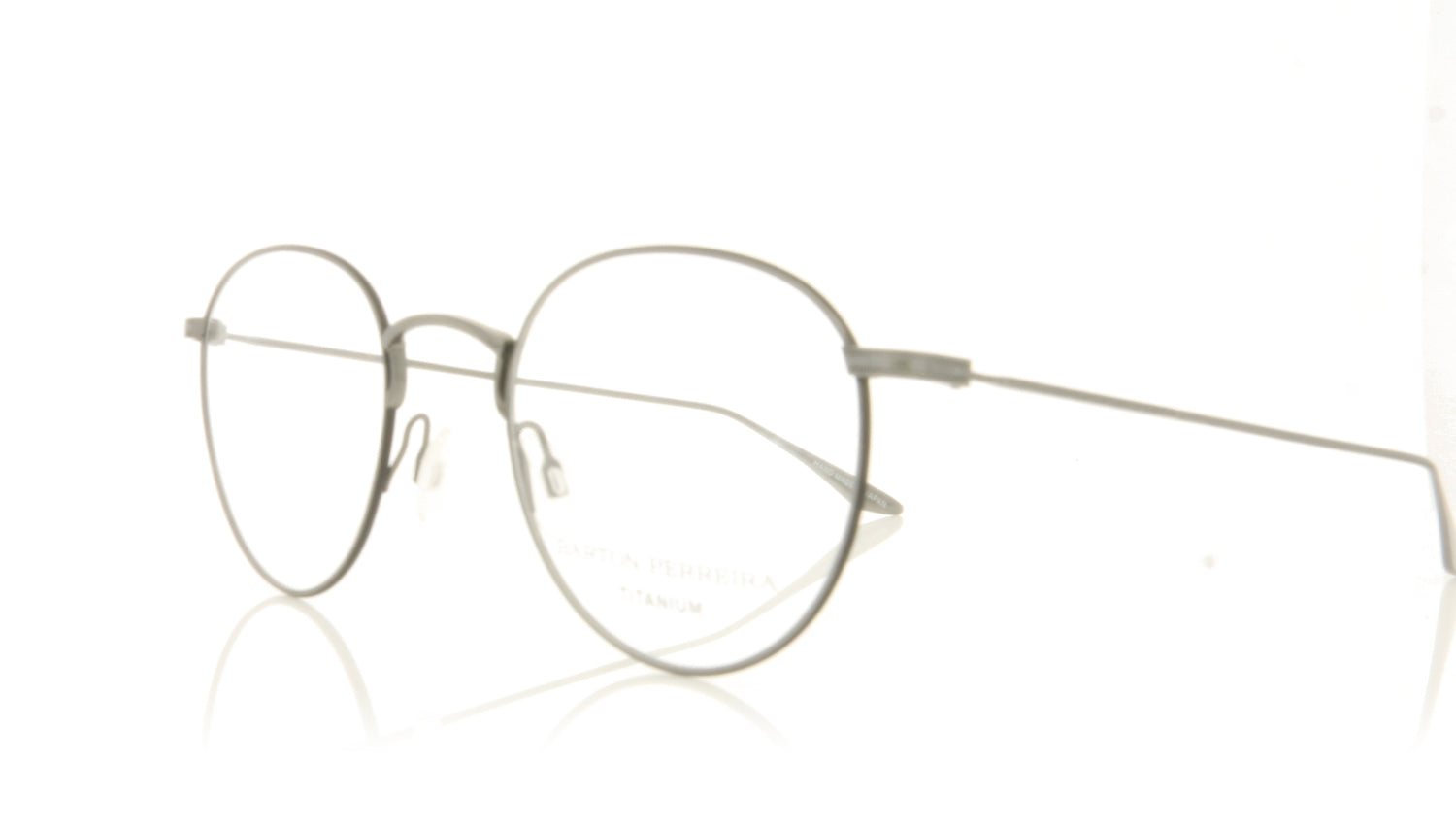 Barton Perreira Lancer PEW/BLK PEWTER-BLACK Glasses - Angle