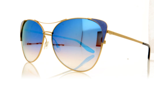 Barton Perreira Raphina GOL/DSB Gold Sunglasses - Angle