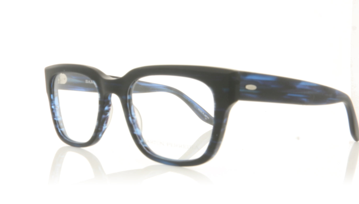 Barton Perreira Stax MMI Matte Midnight Glasses - Angle