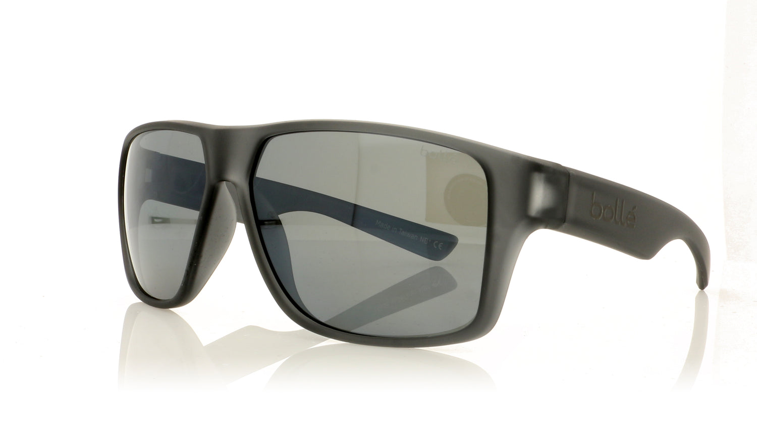 Bollé Brecken 12430 Matt Grey Crystal Sunglasses - Angle