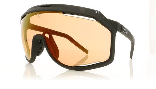 Bollé Chronoshield 12634 Matte Black Sunglasses - Angle
