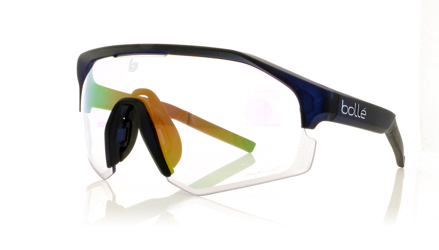 Bollé Lightshifter 12651 Matte Crystal Navy Sunglasses - Angle