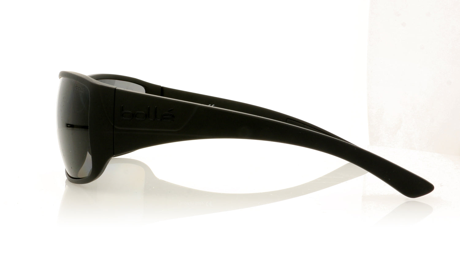 Bollé Tigersnake 12600 Matte Black Sunglasses - Side