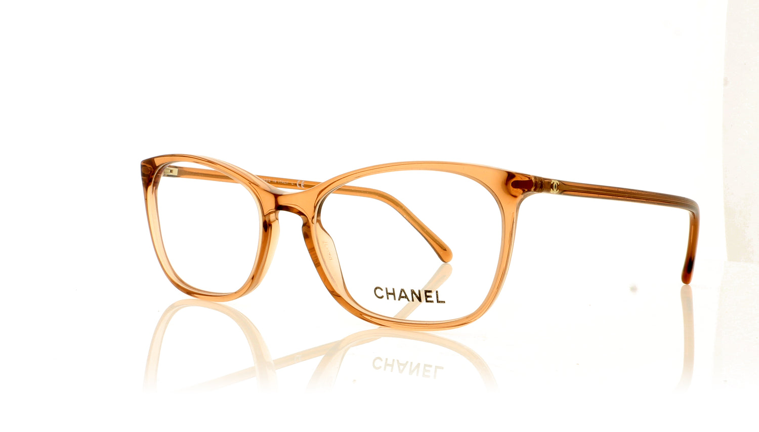 Chanel 0CH3281 1651 Brown Glasses - Angle