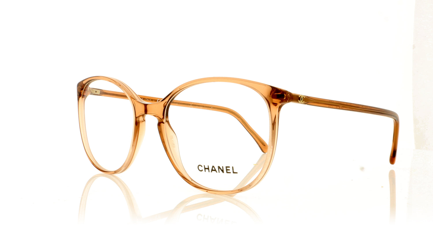 Chanel 0CH3282 1651 Brown Glasses - Angle