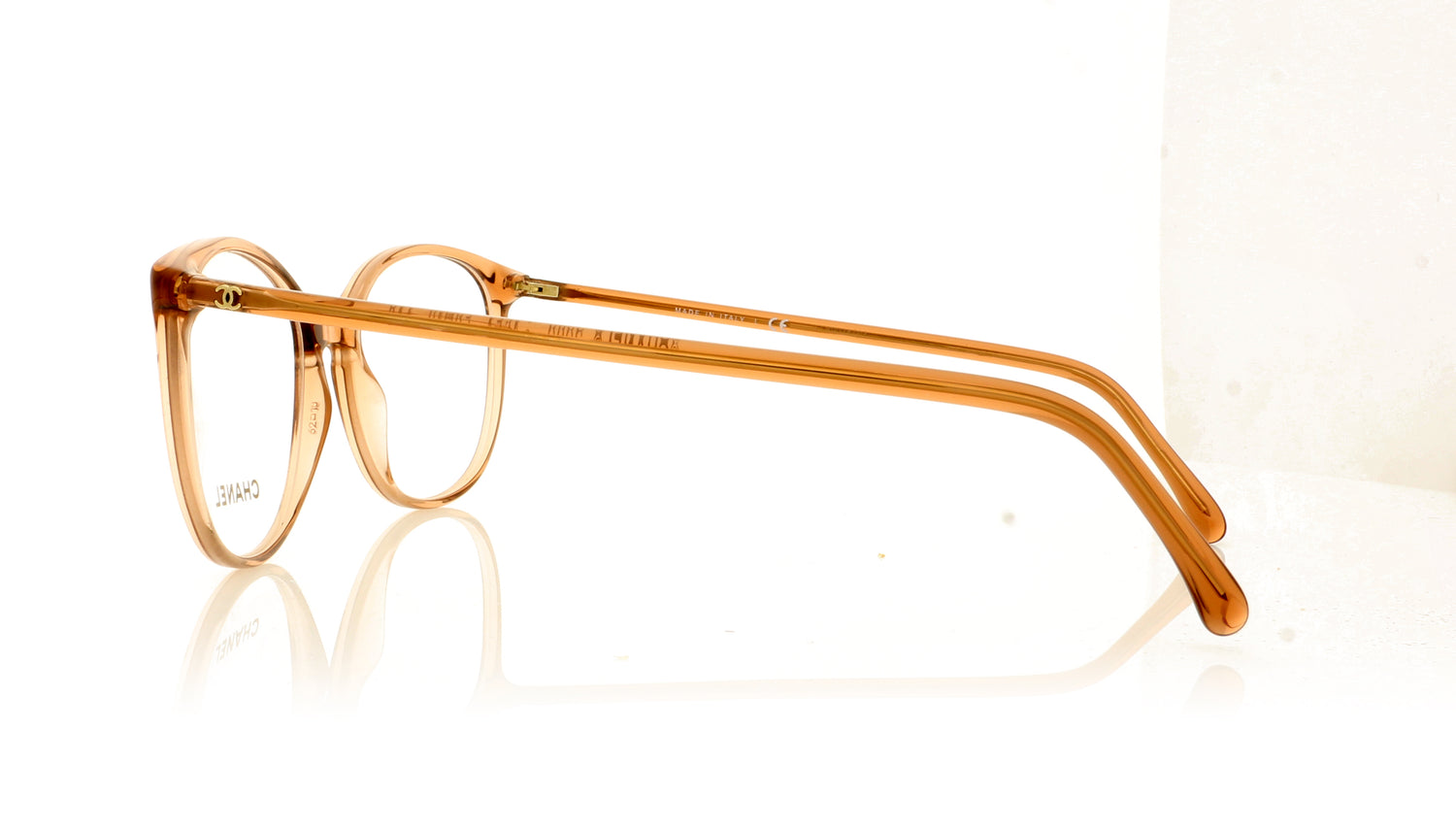 Chanel 0CH3282 1651 Brown Glasses - Side