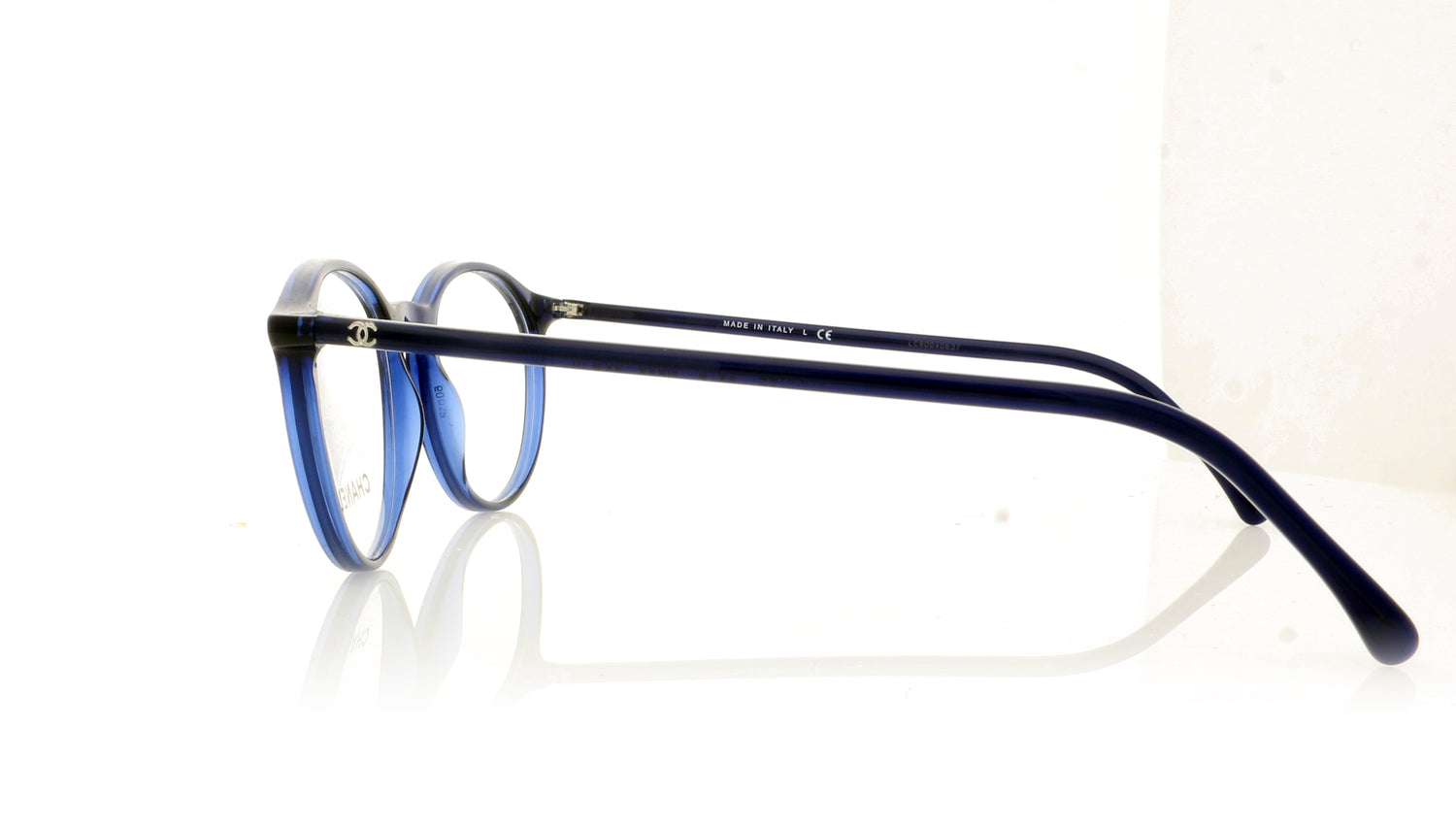 Chanel 0CH3372 C503 Blue Glasses - Side