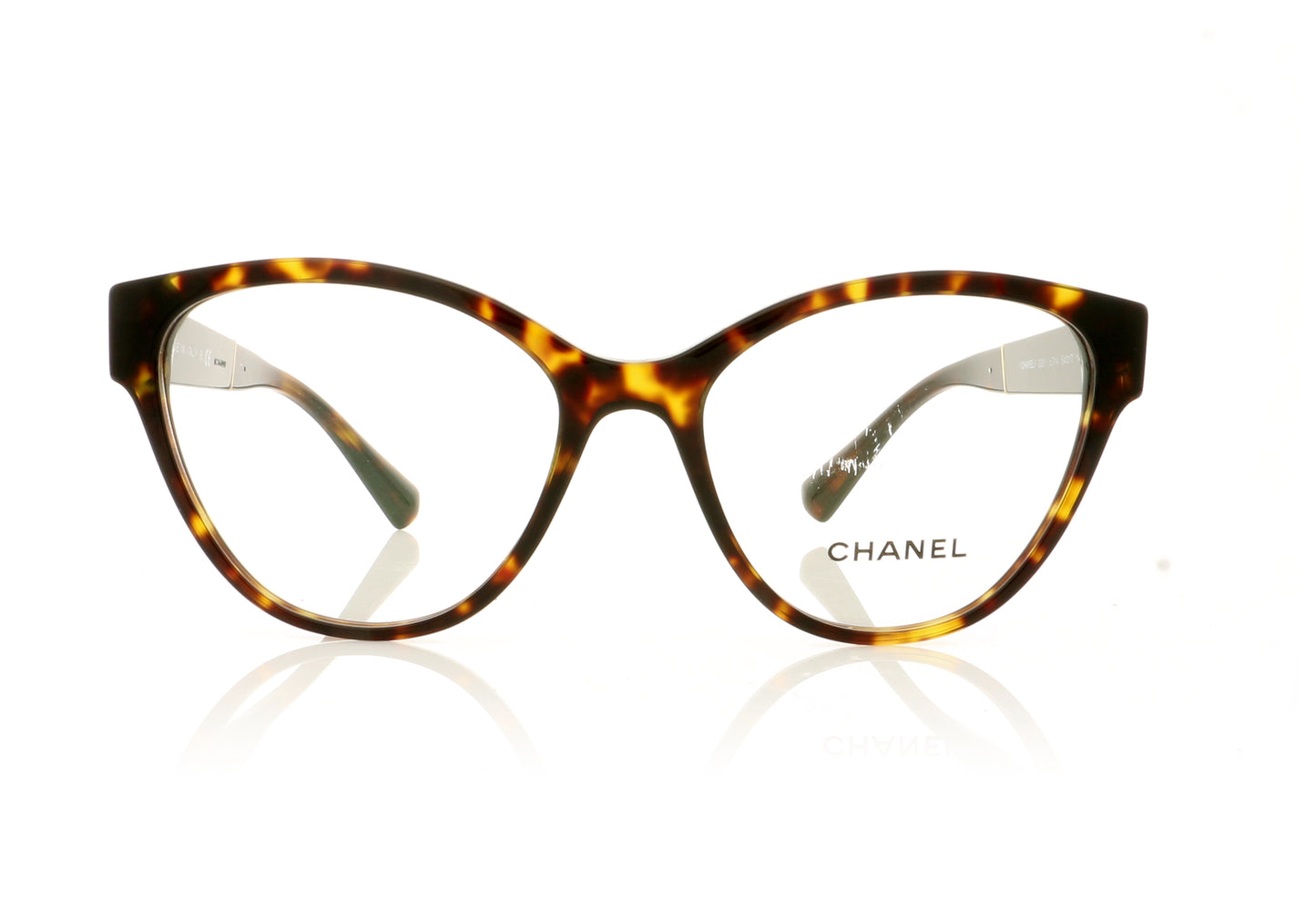 Chanel 0CH3391 C714 Dark Havana Glasses - Front