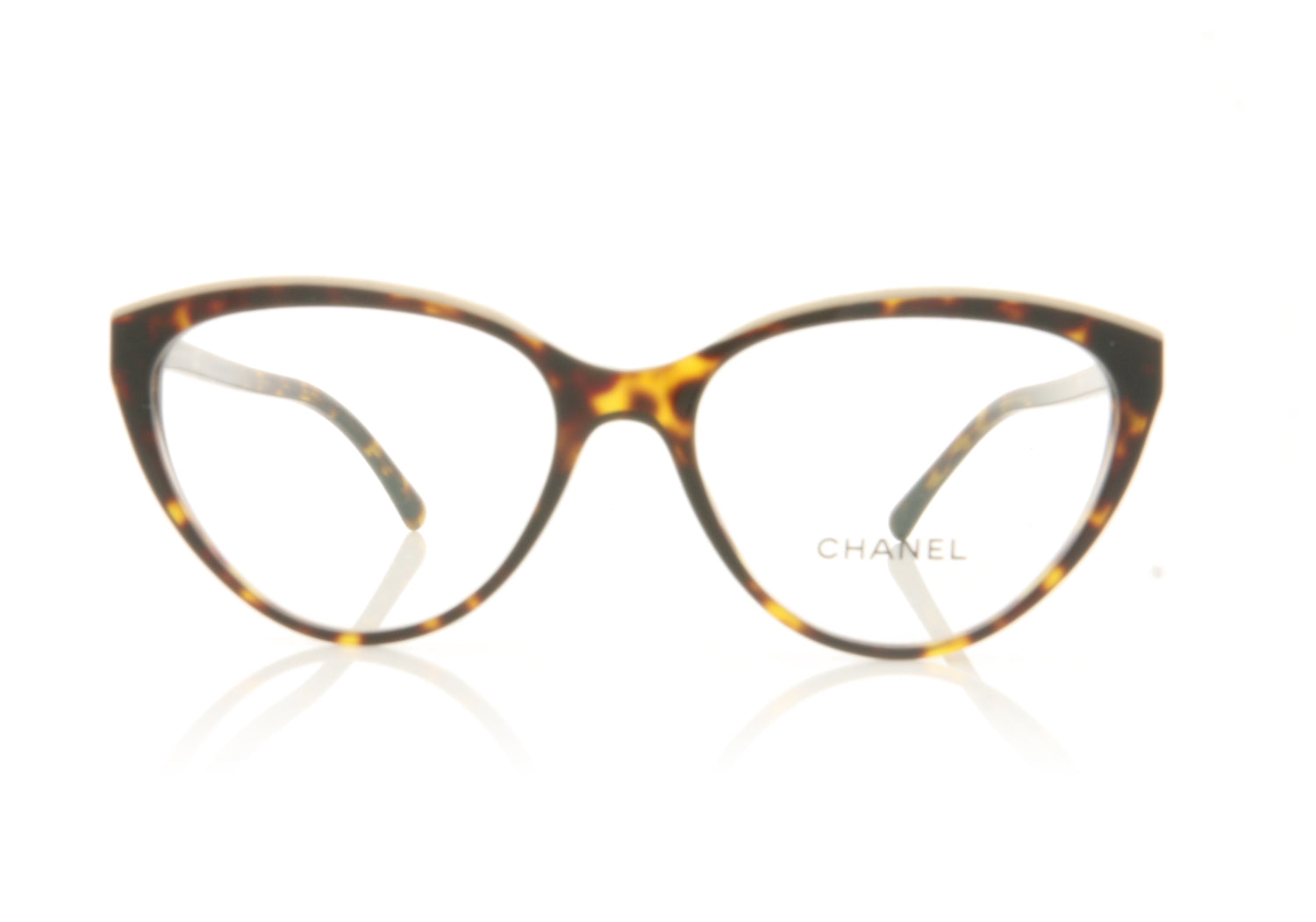 Chanel 0CH3393 1682 Dark Havana Glasses - Front