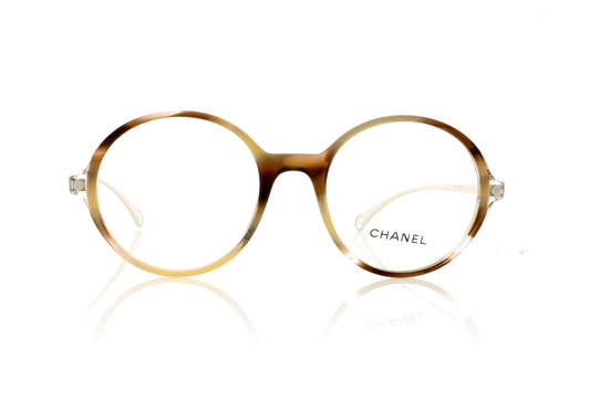 Chanel 0CH3398 1658 Striped Brown Glasses - Front
