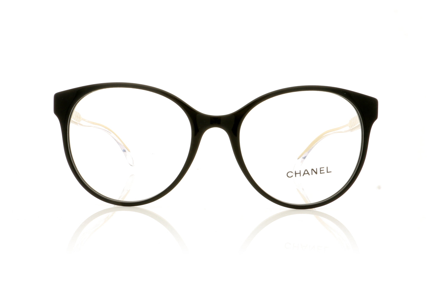 Chanel 0CH3401 C501 Black Glasses - Front