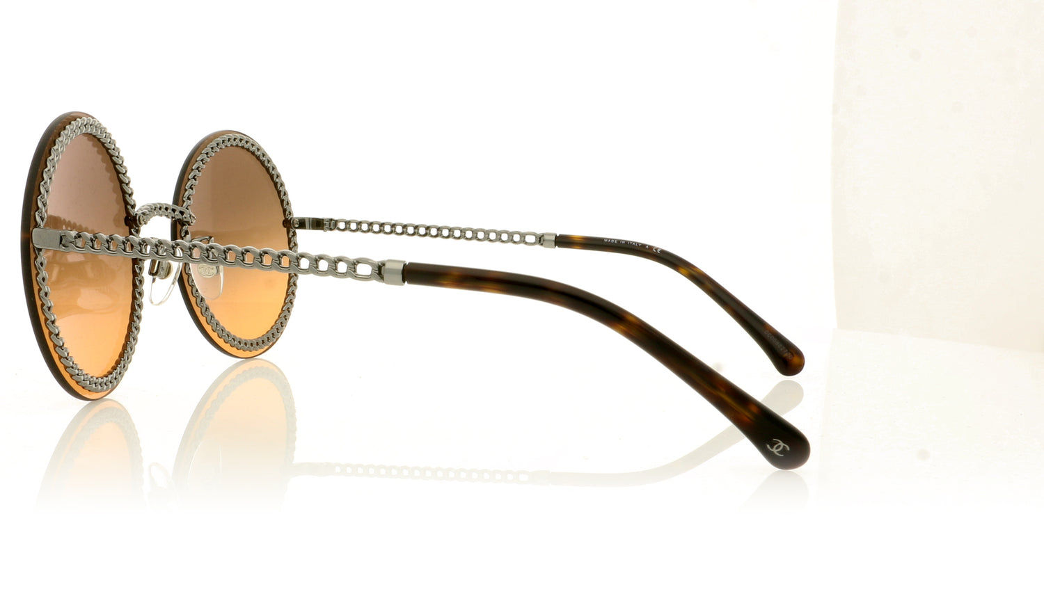 Chanel 0CH4245 C10818 Gunmetal Sunglasses - Side