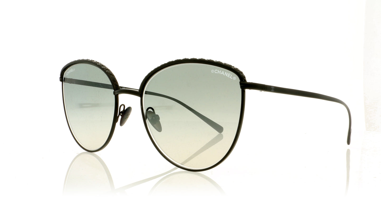 Chanel CH4258B C10157 Matte Black Sunglasses - Angle
