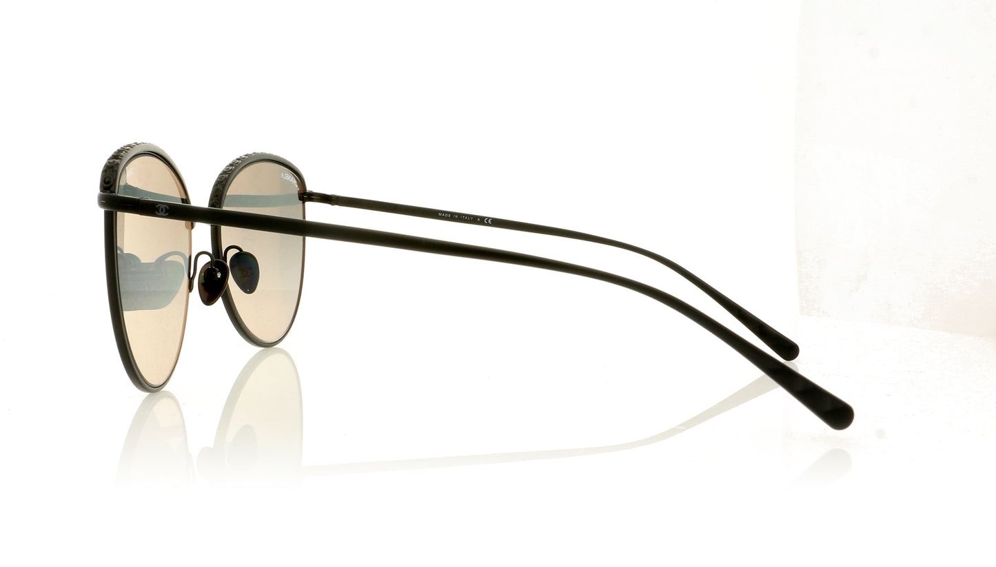 Chanel CH4258B C10157 Matte Black Sunglasses - Side