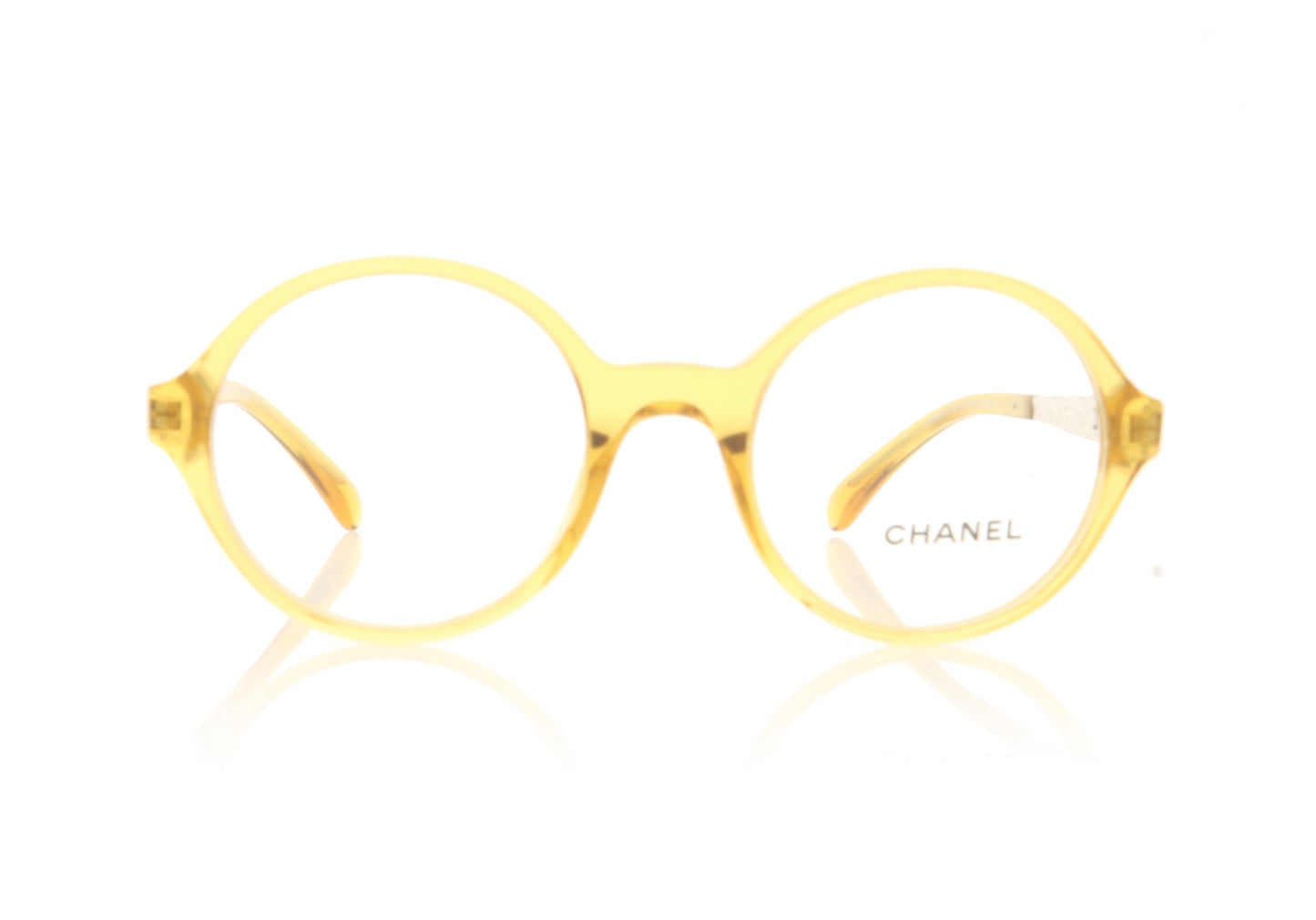 Chanel 0CH3411 C1688 Yellow Glasses - Front