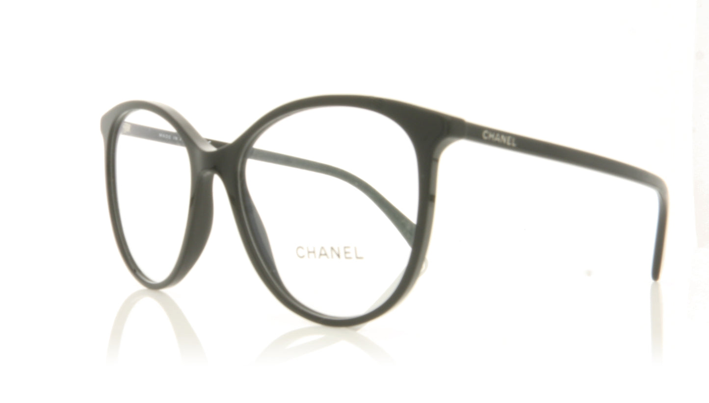 Chanel 0CH3412 C501 Black Glasses - Angle