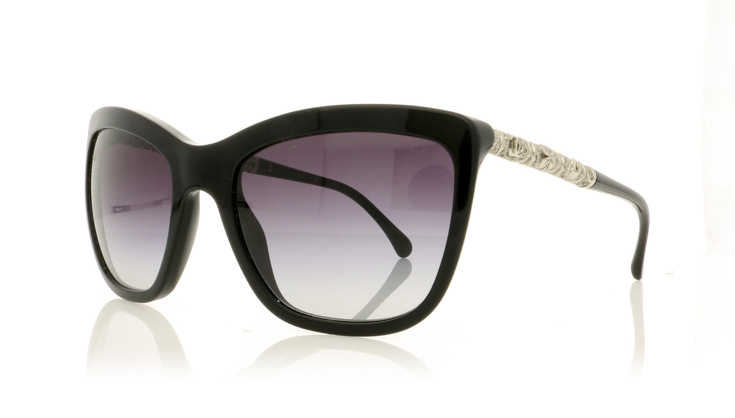 Chanel CH5268 C501/S6 Black Glasses - Angle