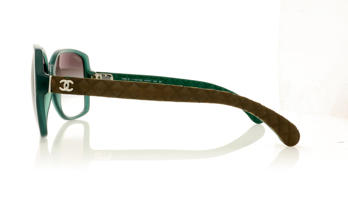 Chanel CH5289 C1447/S3 Green Glasses - Side