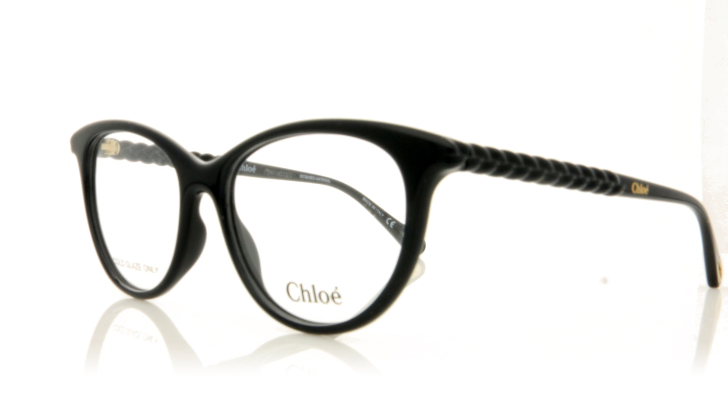 Chloé CH0005O 8 Blue Glasses - Angle