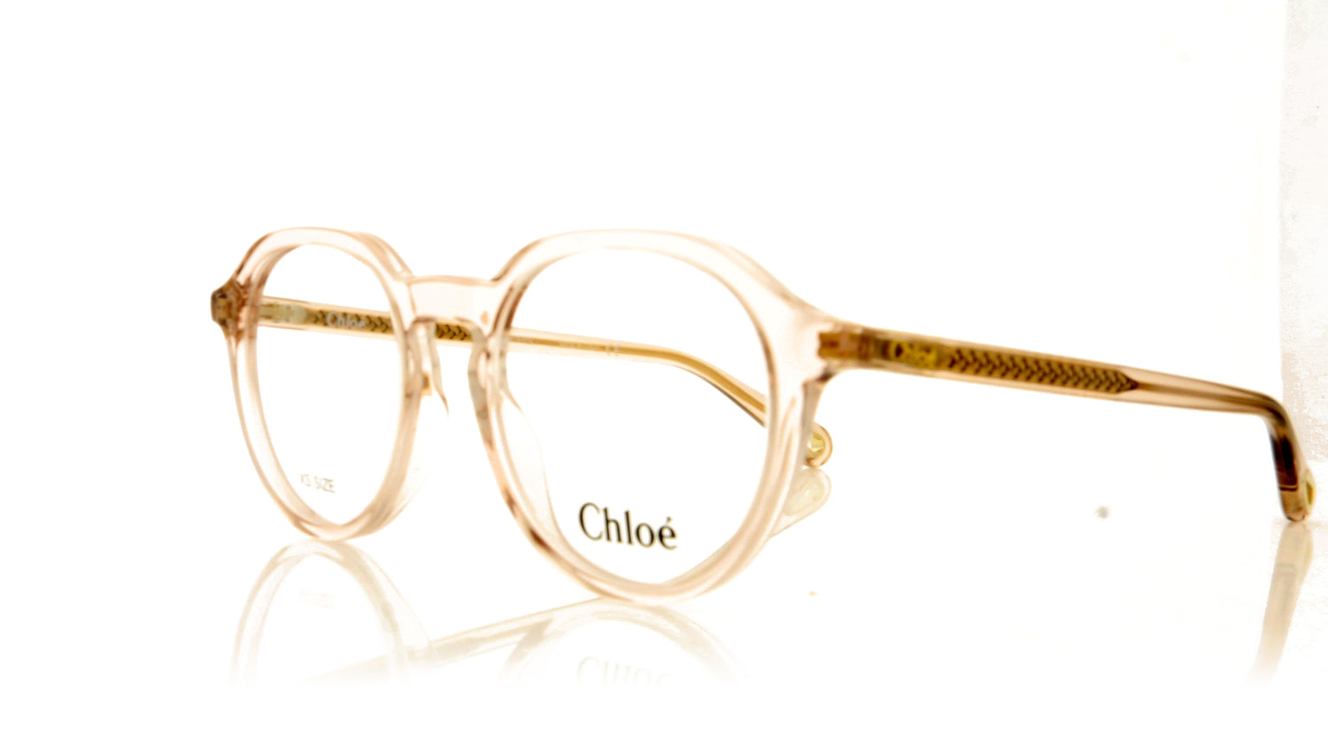 Chloé CH0012O 1 Pink Glasses - Angle