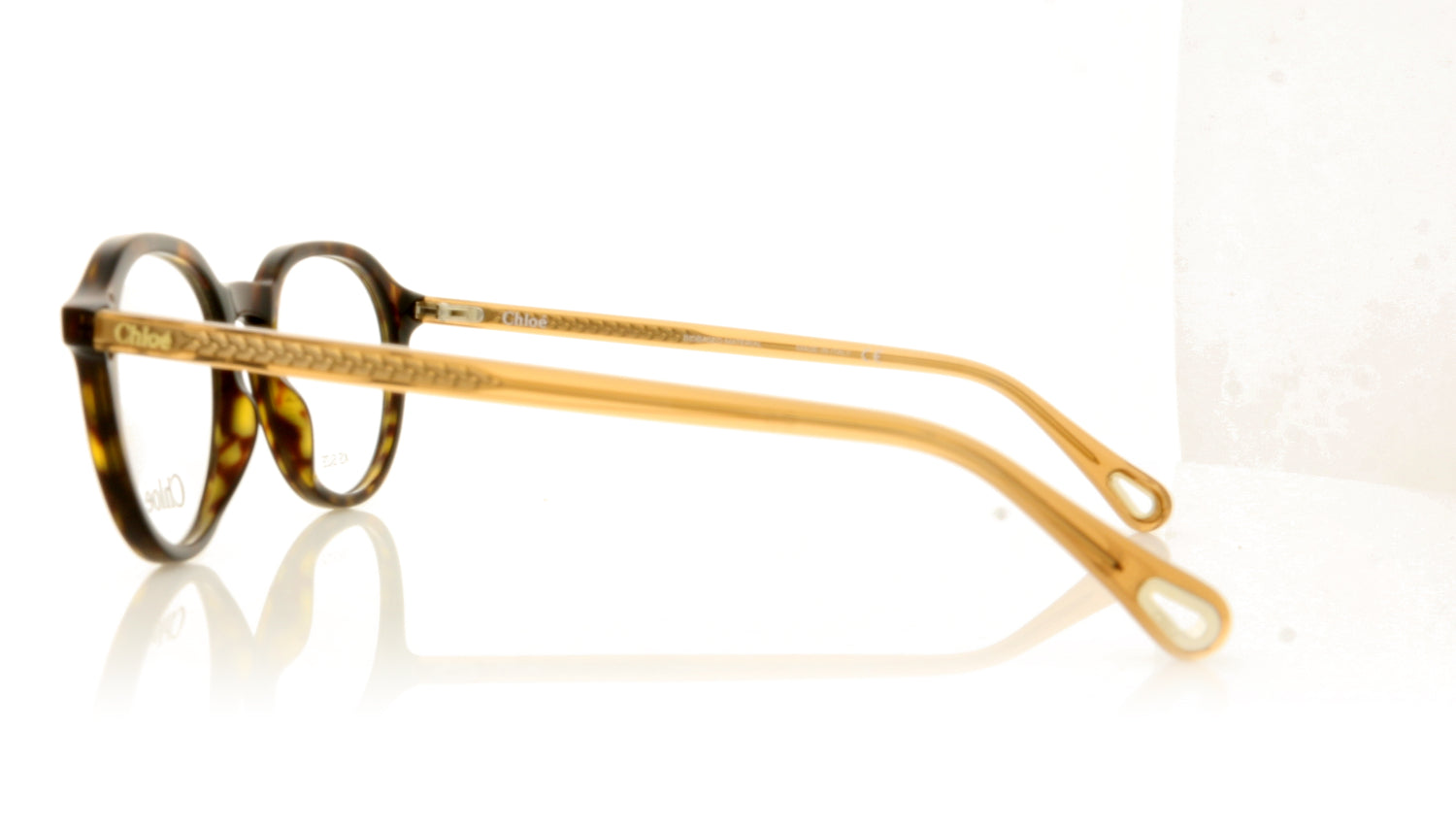 Chloé CH0012O 4 Havana Glasses - Side