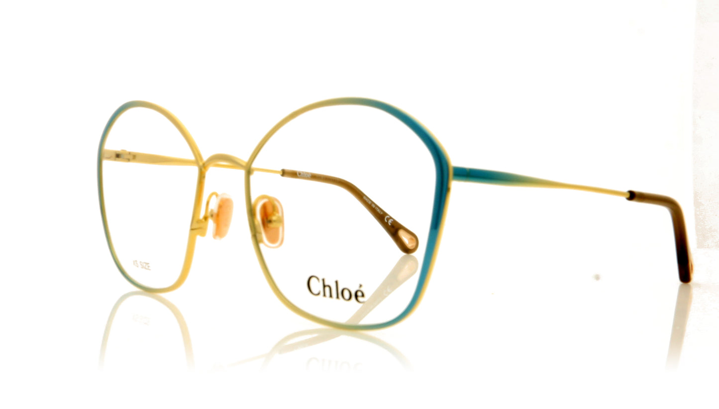 Chloé CH0017O 5 Blue Glasses - Angle