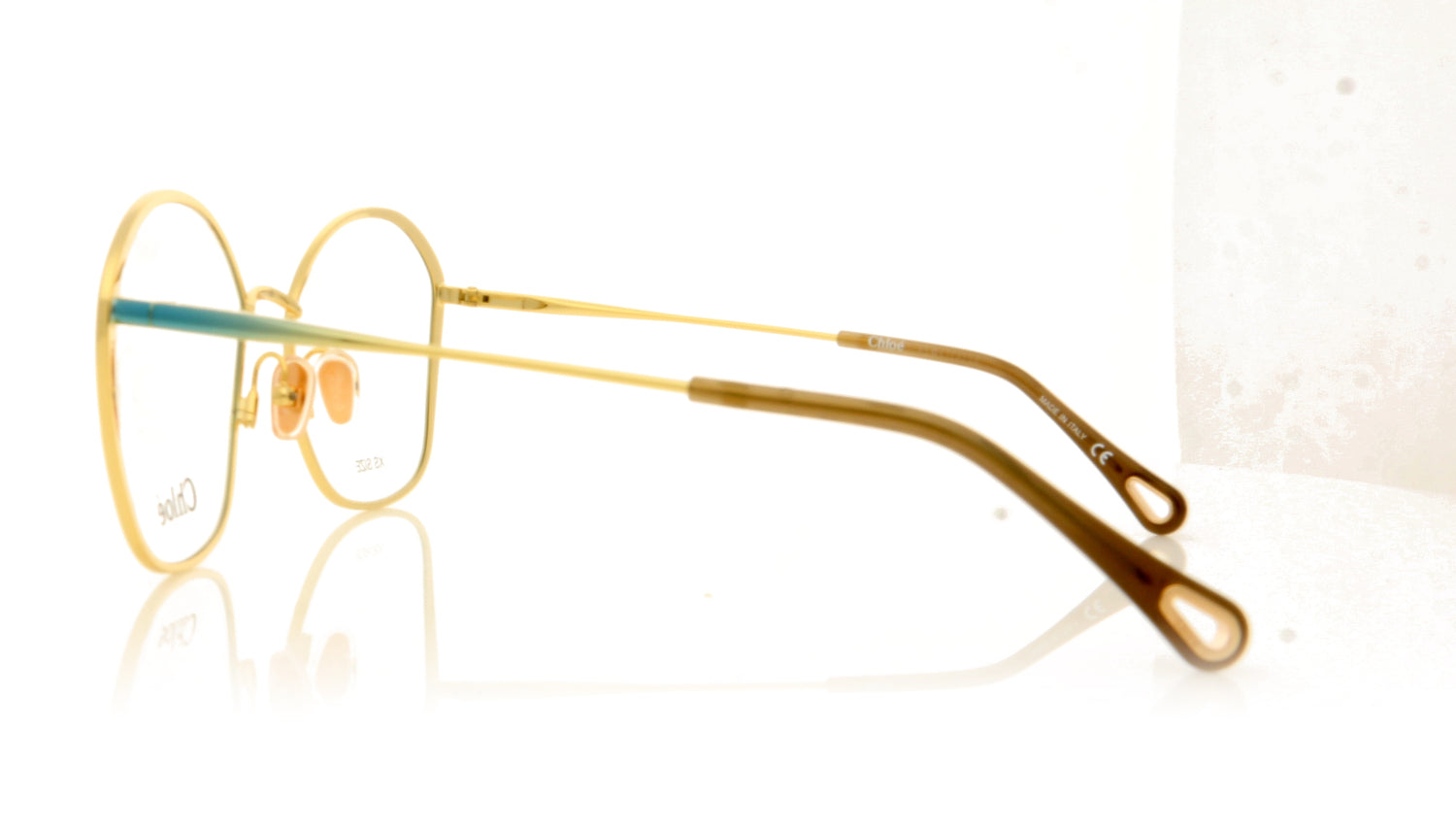 Chloé CH0017O 5 Blue Glasses - Side
