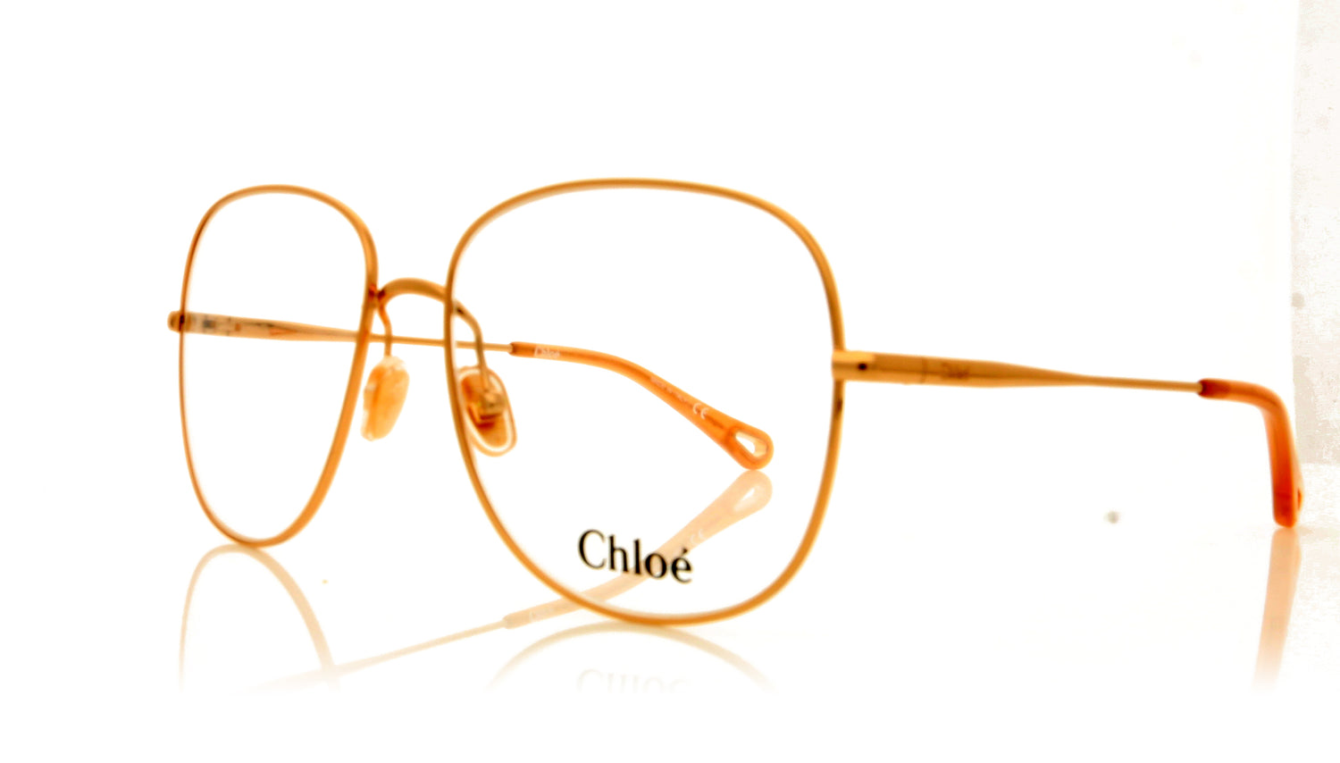 Chloé CH0020O 2 Gold Glasses - Angle