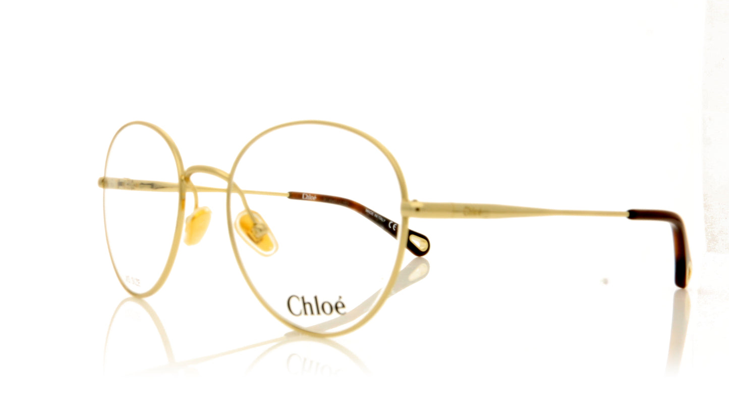 Chloé CH0021O 1 Gold Glasses - Angle