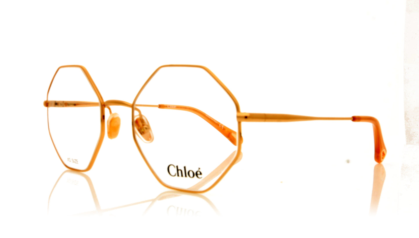 Chloé CH0022O 2 Gold Glasses - Angle