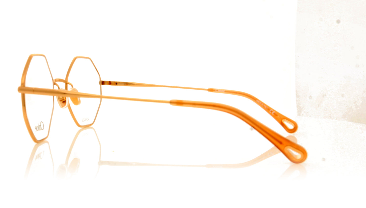 Chloé CH0022O 2 Gold Glasses - Side
