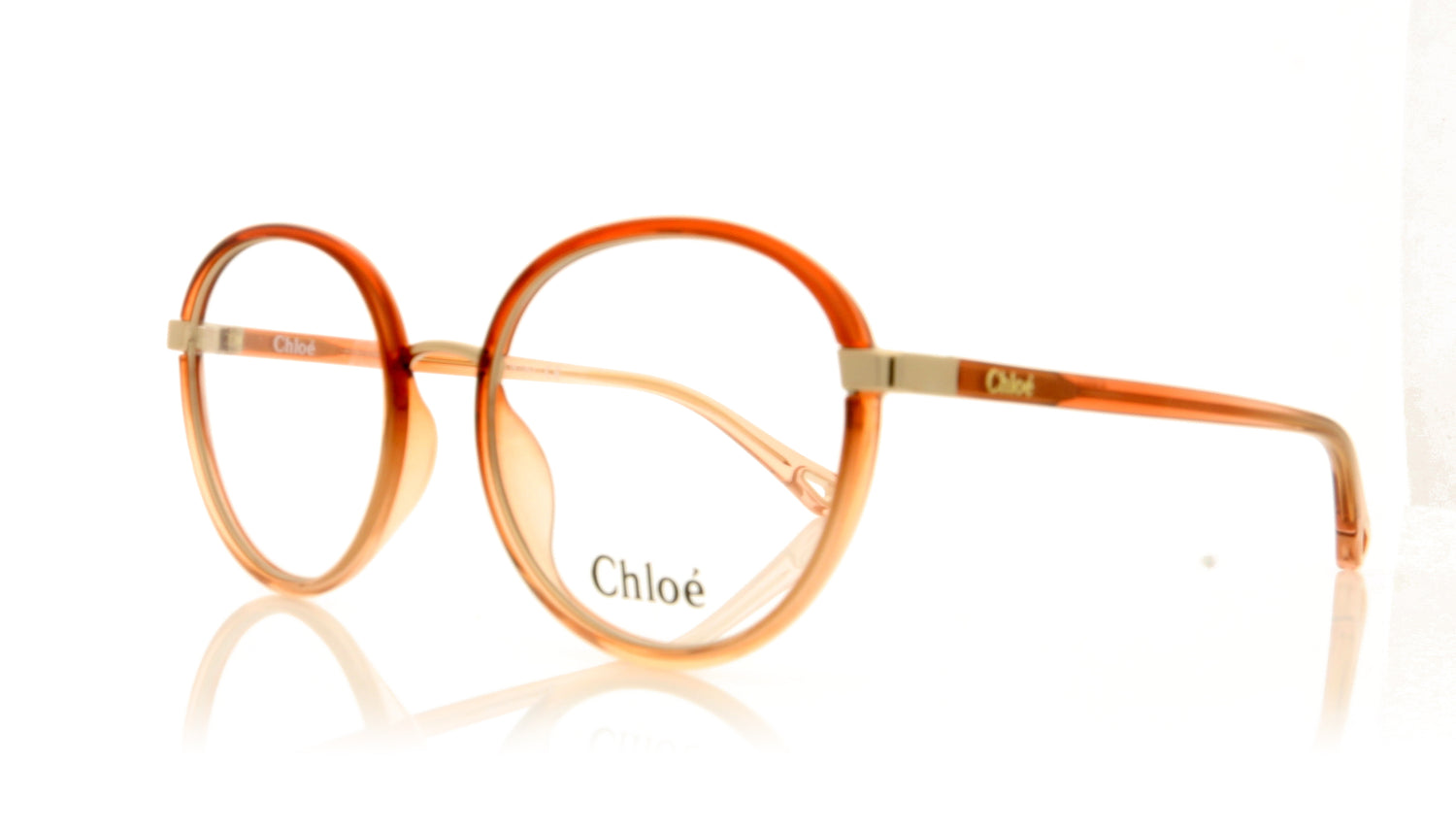 Chloé CH0033O 1 Orange Glasses - Angle