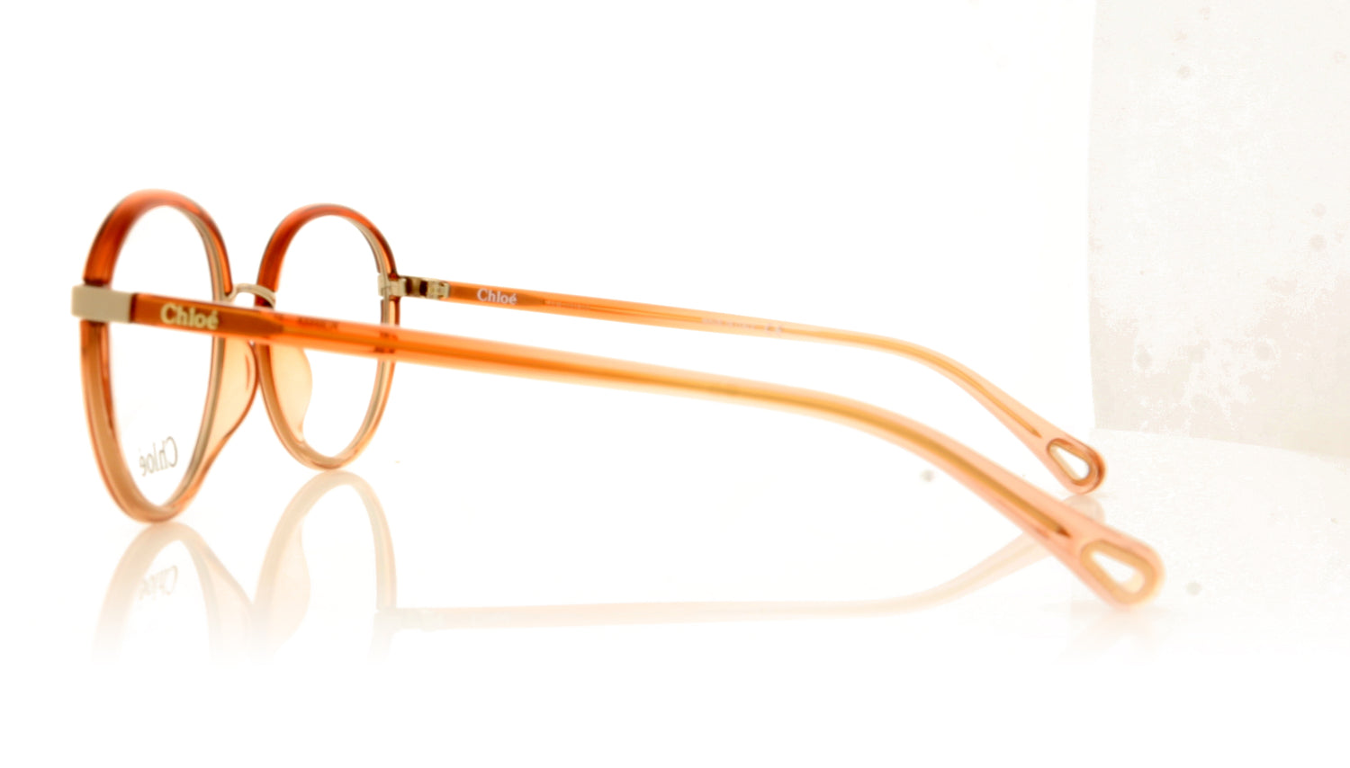 Chloé CH0033O 1 Orange Glasses - Side