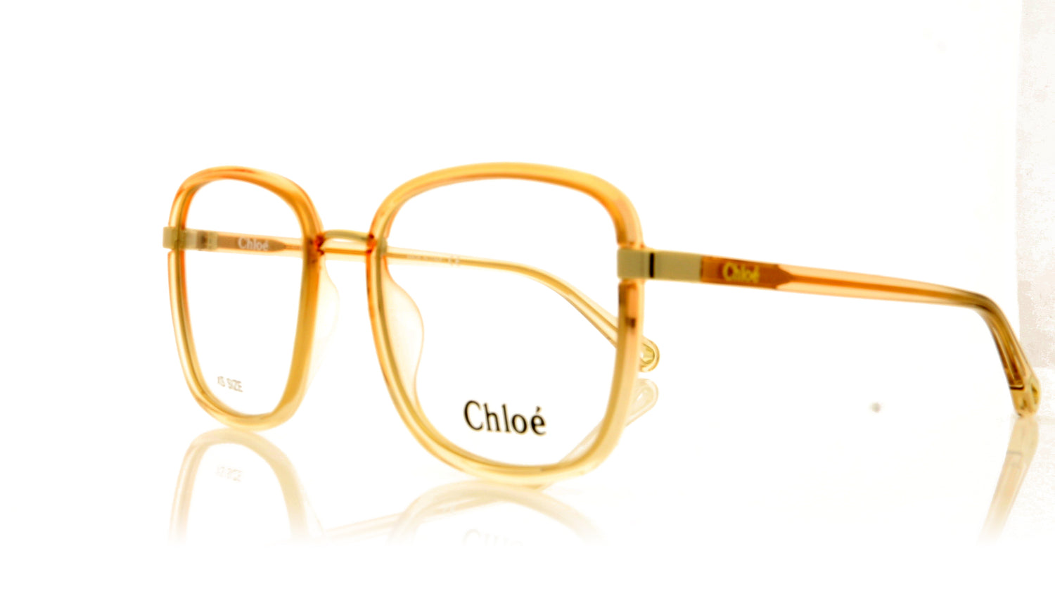 Chloé CH0034O 8 Orange Glasses - Angle