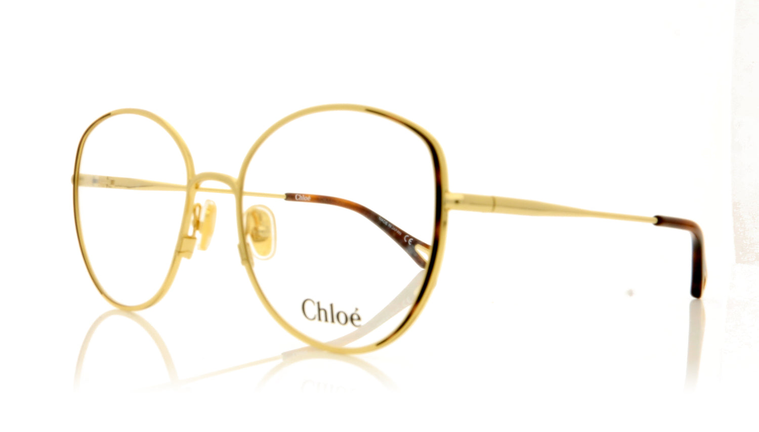 Chloé CH0039O 1 Gold Glasses - Angle