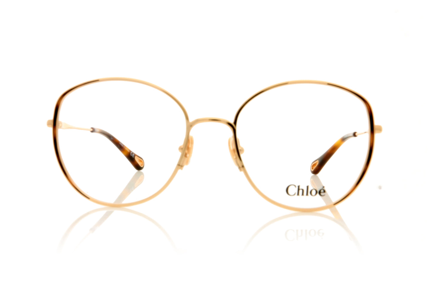 Chloé CH0039O 2 Gold Glasses - Front