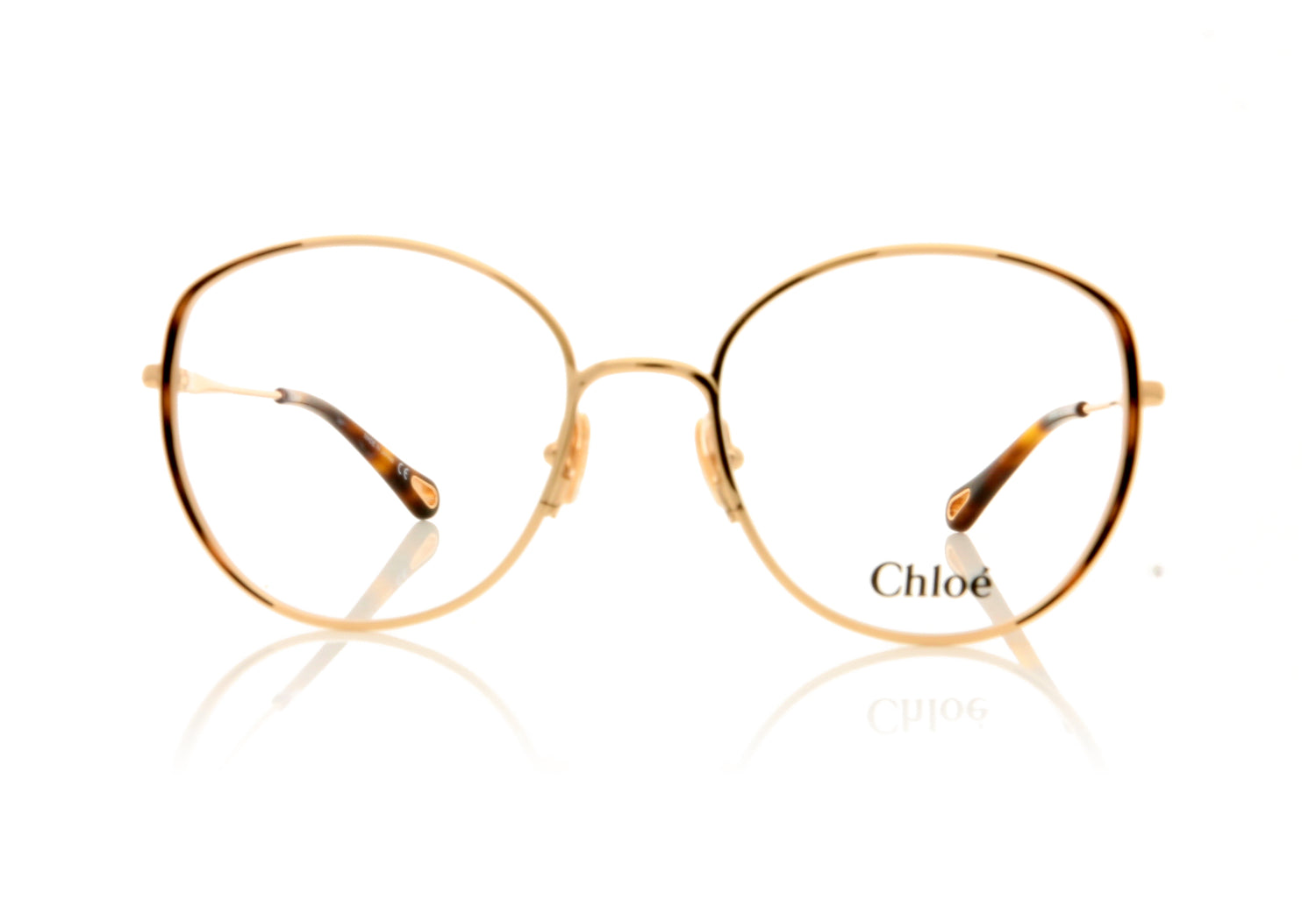 Chloé CH0039O 2 Gold Glasses - Front
