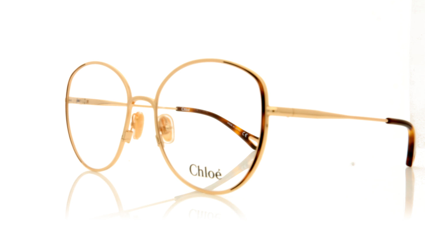 Chloé CH0039O 2 Gold Glasses - Angle