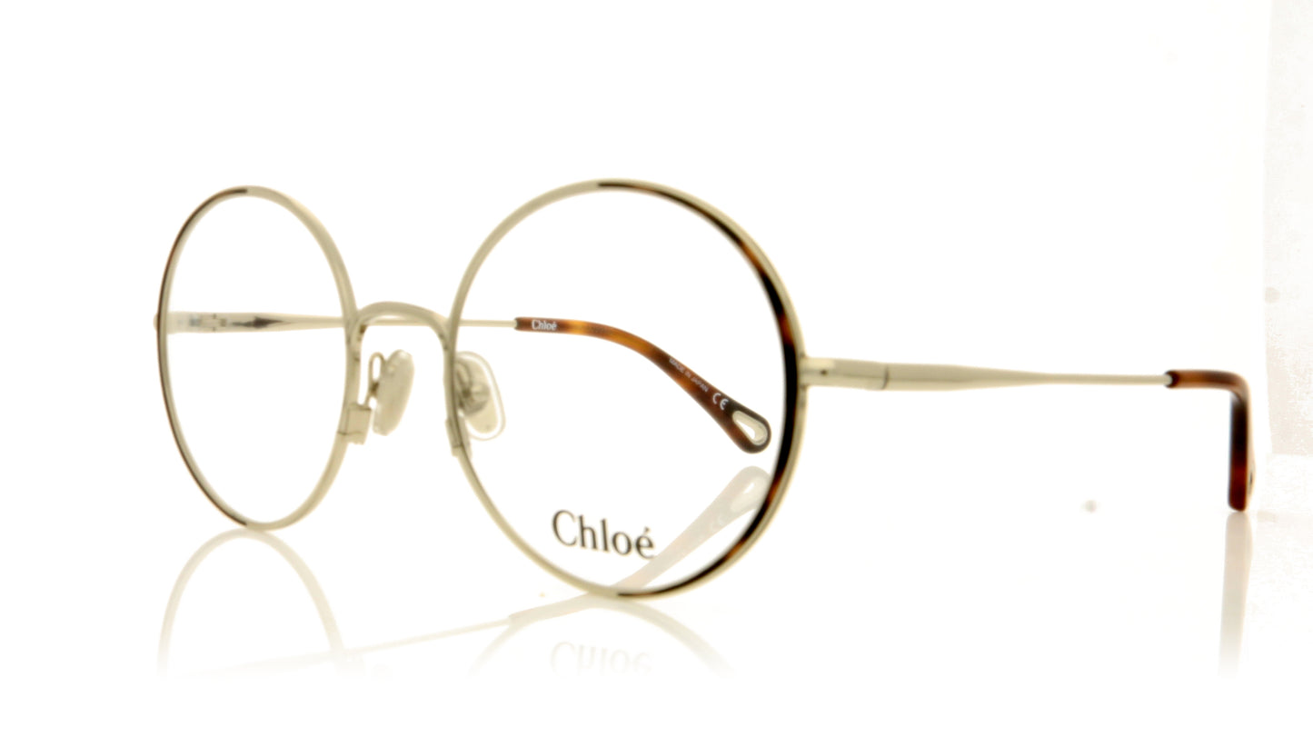 Chloé CH0040O 3 Silver Glasses - Angle