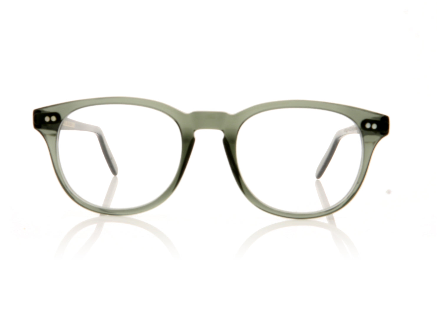 Cutler and Gross 932 AB Grey Green Glasses - Front