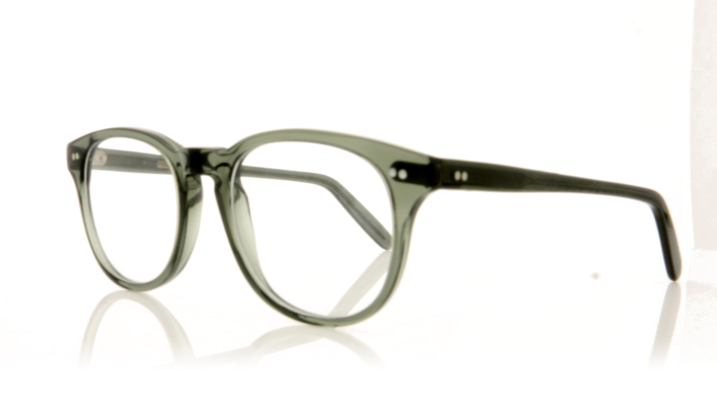 Cutler and Gross 932 AB Grey Green Glasses - Angle
