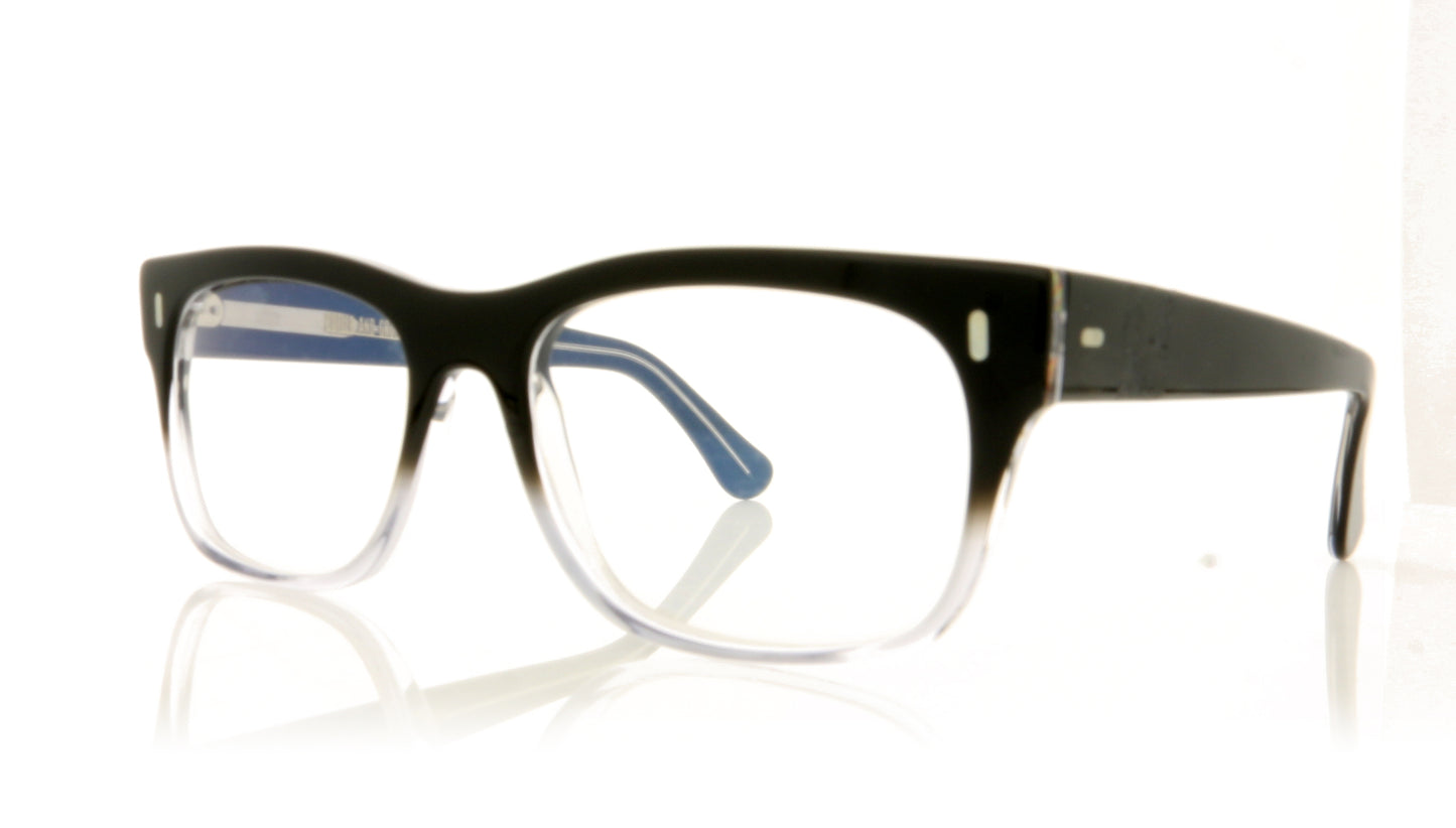 Cutler and Gross 1023 COSM Black gradient Glasses - Angle