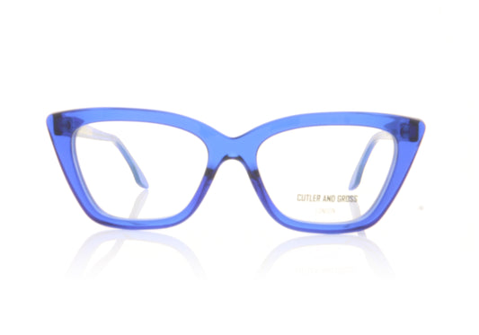 Cutler and Gross CGOP-1241 RS Blue Glasses - Front