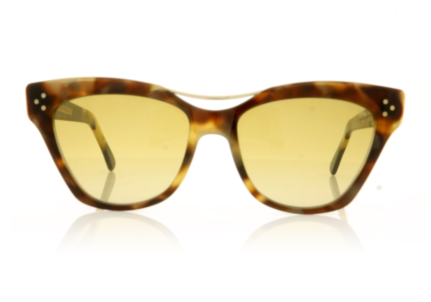 Cutler and Gross 1283 4 GreenTort Sunglasses - Front