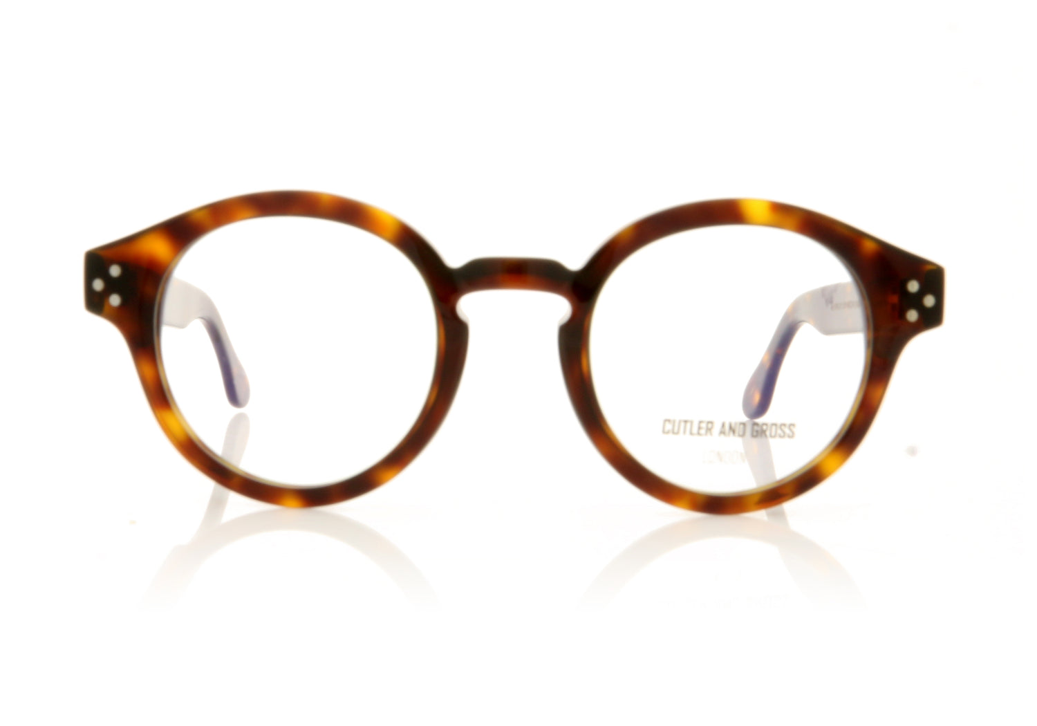 Cutler and Gross 1291 2 Tortoise Glasses - Front