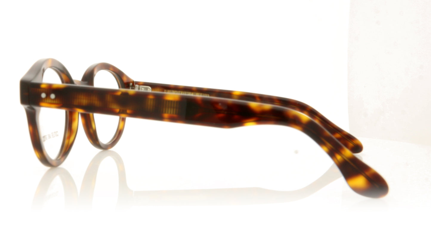 Cutler and Gross 1291 2 Tortoise Glasses - Side